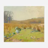 William Langson Lathrop, The Old Pasture, oil on canvas