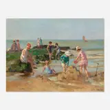 Louis Soonius, By the Breakers, oil on canvas