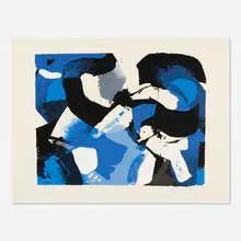 James Brooks, South Fork, 1974, screenprint in colors