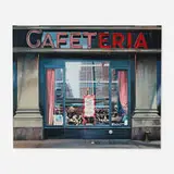 Richard Estes, Cafeteria from Radical Realism I, 1970, offset lithograph in colors