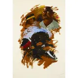 Jasper Johns, He Was Called the Buffalo's Brother, 1989, oil on paper