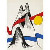 Alexander Calder, Les Rubans (Ribbons), 1971, lithograph on paper