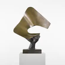 Bernhard Heiliger, Sun Leaf, 1968, cast bronze