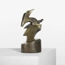untitled by Richard Hunt, cast bronze, sold Sep 2010