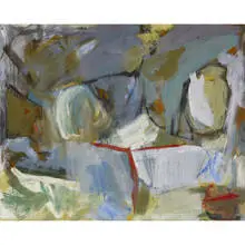 Yvonne Thomas, Chanson d'Eve, 1955, oil on canvas