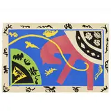 Le Chezal, l'Ecuyére et le Clown (plate 5 from Jazz II) by Henri Matisse, 1947, pochoir in colors on paper, sold Sep 2010