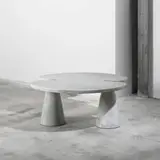 Angelo Mangiarotti, Bilobato coffee table from the Eros collection, 1971, marble