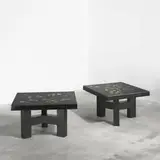 Ado Chale, coffee tables, pair