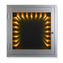 Sendero Luminoso by Iván Navarro, 2007, aluminum and glass with light bulbs, sold Jun 2010