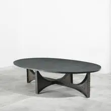 Paul Evans, coffee table, c. 1965, welded steel, slate