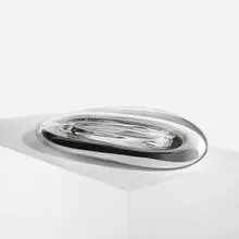 untitled (No. 17 from the Mirrorstone collection) by Ritsue Mishima, 2008, hand-blown mirrored glass, sold Jun 2010