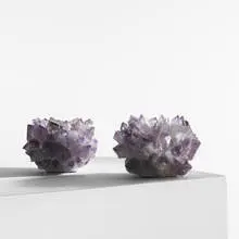 candle holders, pair by Tony Duquette, 2007, quartz crystals, glass, sold Jun 2010