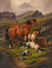 John Gifford, The day's bag, oil on canvas