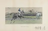 'Snaffles' Charlie Johnson Payne, 'The worst view in Europe', lithograph in colours