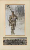 'Snaffles' Charlie Johnson Payne, 'Wipers', watercolour heightened with white