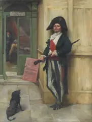 Nellie Joshua, Tirage au sort, oil on canvas