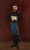 Portrait of George B. McClellan (1826-1885) by British School, oil on canvas, sold Feb 2023