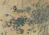 Keith Shackleton, Ringed plover's domain, oil on board