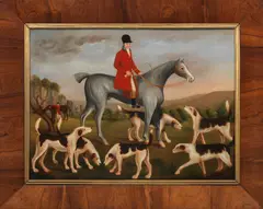 Benjamin Marshall, The Earl of Darlington and his Foxhounds, Oil on canvas