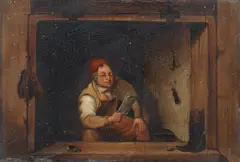 The Cobbler or The Weekly Register, together with another (2) by Henry Liverseege, Oil on panel, offered Sep 2022