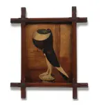 A portrait of a prize Pouter pigeon by English School, Oil on board, sold Sep 2022