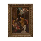 Last Communion of Saint Jerome by called Il Domenichino Domenico Zampieri, oil on canvas, sold Apr 2022