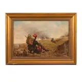 Domingo F. Periconi, The morning bugler, oil on canvas