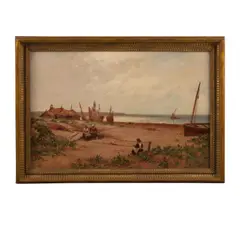 Alexander Young, Largo, on the Fife coast, oil on canvas