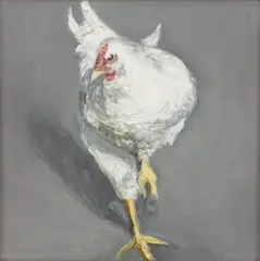 Karin Kneffel, Ohne Titel, 1990, Öl auf Leinwand
