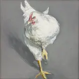 Karin Kneffel, Ohne Titel, 1990, Öl auf Leinwand