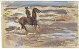 Max Liebermann, Reiter am Meer