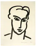 Henri Matisse, Grande tête de Katia, 1950, Aquatinta auf Rives-Velin