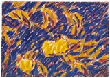 Kakifrüchte by Christian Rohlfs, 1931, Wassertempera auf Fabriano-Velin, sold Dec 2007