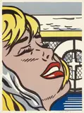 Roy Lichtenstein, Shipboard girl, 1965, Farboffsetlithographie auf Papier