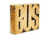 Mason Williams, Bus Book, 1967, Actual-sized photograph of a bus printed on paper; presented in a cardboard box