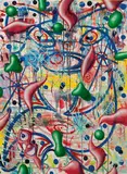 Kenny Scharf, Pallezion, 1995, Acrylic and oil on canvas