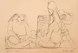 Rico Lebrun, The Fortune Teller