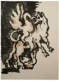 Jacques Lipchitz, The Bull and the Condor, 1962, Lithograph
