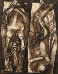 Rico Lebrun, Untitled, 1956, Watercolor