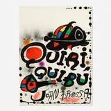 Quiri Quibu John Brossa by Joan Miró, 1976, lithograph in colors, sold Nov 2020