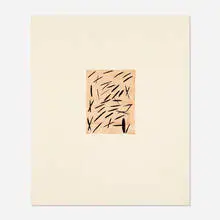 Untitled from Ten from Leo Castelli portfolio by Larry Poons, 1967, screenprint in colors, sold Nov 2020