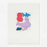 Donald Baechler, Seaworld, 1999, soft-ground etching and aquatint printed on Magnani Pescia paper