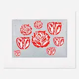 Donald Baechler, Szechuan Garden, 2003, soft-ground etching and aquatint in colors on Hahnemühle paper