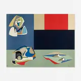 Jean Hélion, Composition, 1939, lithograph in colors