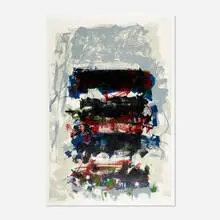 Joan Mitchell, Champs (Fields) from the Carnegie Hall Centennial Fine Art portfolio, 1990, lithograph in colors