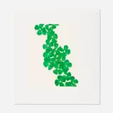 Donald Sultan, Wall Flower 6, 2008, screenprint in colors