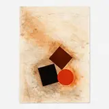Joel Shapiro, Untitled, 1992, etching and aquatint in colors