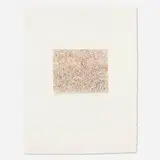 Mark Tobey, Crowded City from the Homage to Tobey portfolio, 1974, lithograph in colors on Japon nacre
