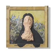 Gelitin, Mona Lisa, 2007, plasticine and acrylic on pressboard in artist-made frame
