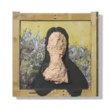Gelitin, Mona Lisa, 2007, plasticine and acrylic on pressboard in artist-made frame